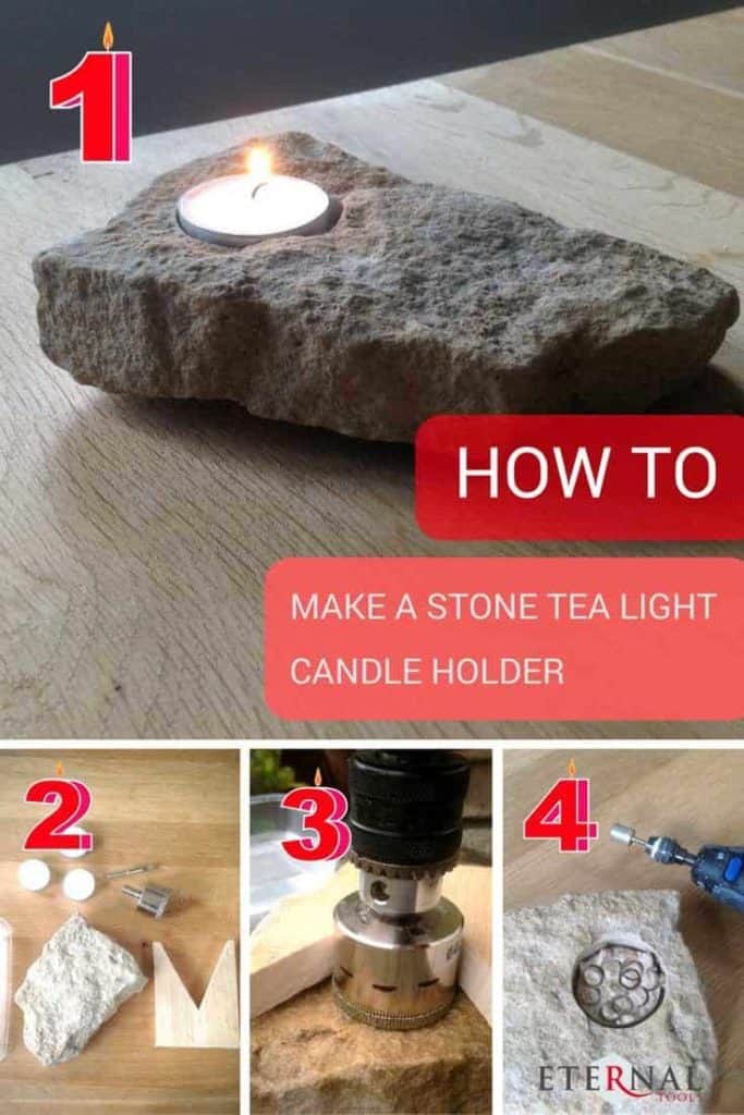 10 Creative Ways to Repurpose Granite and Quartz Countertops 11 RepurposeGraniteAndQuartzCountertops-Stone-TeaLightHolder
