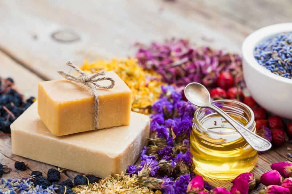 Sorbitol in soap, honey soap