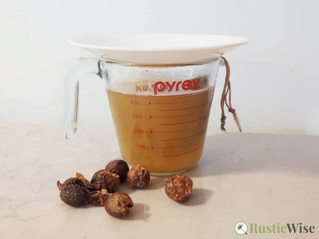 RusticWise, soap nuts for hair, boiling steeping shampoo