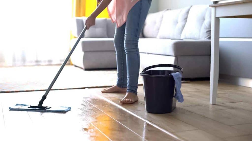 best way to clean linoleum flooring, mopping floor